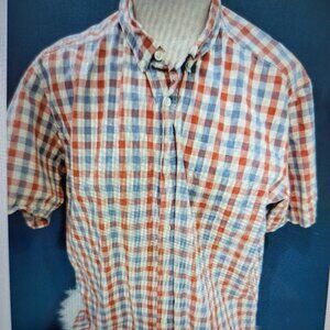 SIZE XL L.O.G.G. Men's Short Sleeve Checked Shirt INVPV449